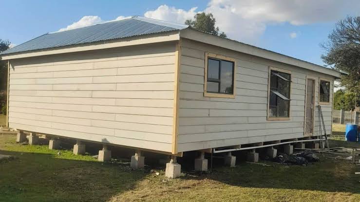 Elevated house construction